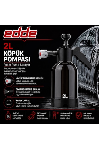 Edde Araba Araç Oto 2l Köpük Pompası Sıvı Püskürtme Pompası 1