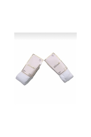 Çocuk Pamuklu Kilotlu Çorap Beyaz 0-15 Yaş Beyaz