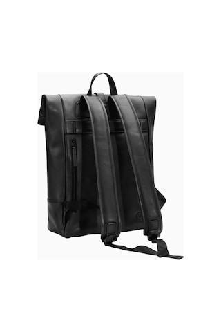 Farmhood Memphis Deri Günlük Sırt Çantası 41 Cm, Laptop Bölmeli Şık Ve Dayanıklı Siyah