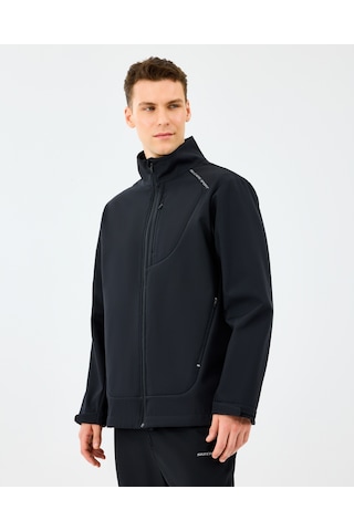 Skechers M Softshell Basic Jacket Erkek Siyah Mont S2520132-3817 Siyah
