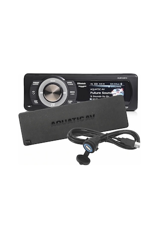 Aquatic - Mp5+ Stereo Marin Teyp / Müzik Çalar Adventure+ Serisi : Açık Hava Ve Deniz Tutkunları İçin Tasarlanmış Renkli Ekranlı, Siriusxm Uyumlu Su Geçirmez Marin Ses Sistemi