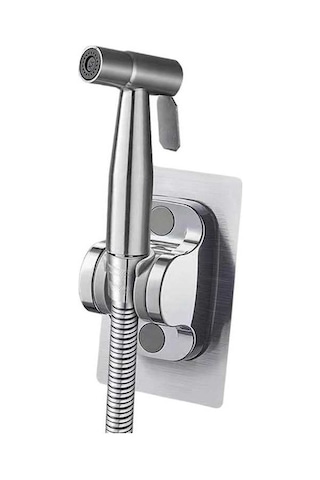 Pazly Suntek El Tipi Bide Sprey Duş Başlığı - Daire, Otel İçin Gümüş Gümüş