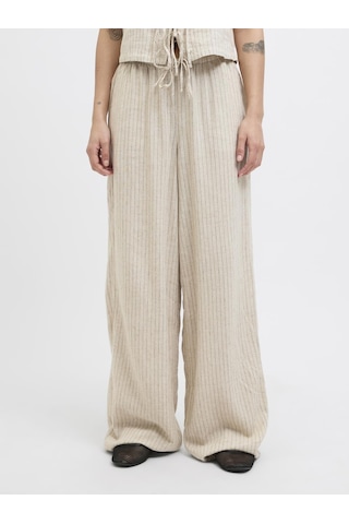 Jack & Jones Kadın Keten Karışımlı Pantolon - Breeze - 12269769 - 1 Feather Gray