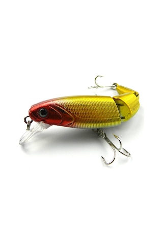 Hengjıa Jm001-x 10.5cm 14g Çok Bölümlü Plastik Sert Yemler Tiz Kancalı Yapay Balıkçılık Yemleri, Rastgele Renk Teslimatı