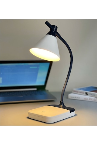 Dokunmatik Şarjlı Masa Lambası Beyaz