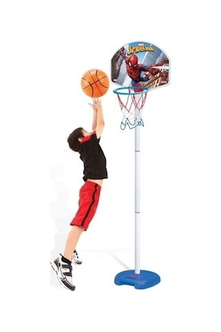 Dede Spiderman Ayaklı Basketbol Set