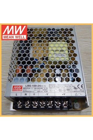 Meanwell Lrs-100-24 100W 4,5 Amper Led Trafo Adaptör Güç Kaynağı