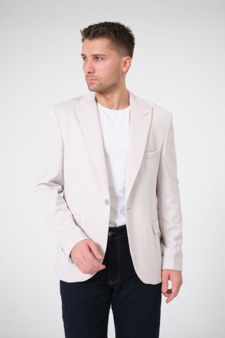 Bonesti Erkek Slim Fit Blazer Ceket Taş