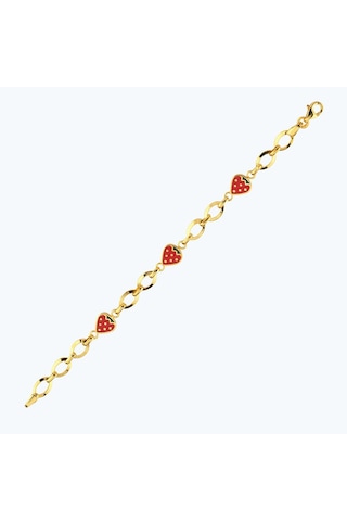 Altınbaş 22 Ayar Altın Çocuk Çilek Bileklik Bjrbl0004-25925 Renkli