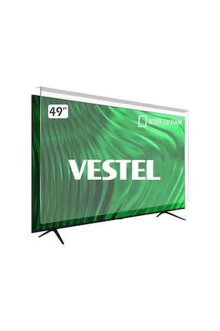 Vestel 49fd7400 Tv Ekran Koruyucu - Vestel 49" İnç 124 Ekran Koruyucu Kırılmaz Paneli