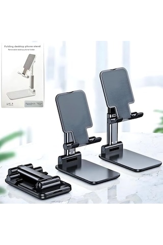 Ayarlanabilir Portatif Telefon Ve Tablet Standı - Masaüstü Katlanabilir Tutucu, Tüm Akıllı Cihazlarla Uyumlu, Ergonomik Ve Kaymaz Tasarım