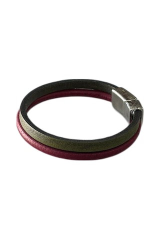 Lnleather Özel Tasarım Butik Üretim Elyapımı Unisex Deribileklik Bordoyeşil Çok Renkli