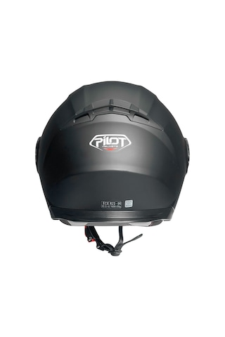 Pilot Road II Sv Çene Açılır Kask Mat Siyah