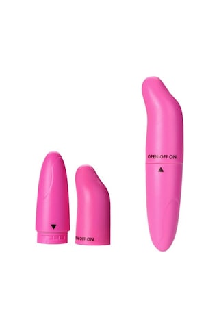 River World 12,5 Cm'lik Tek Titreşim Modlu Mini Boy Pembe Renkte Vibratör