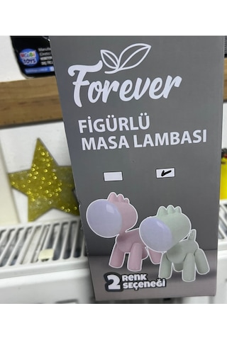 Figürlü Masa Lambası Açık Yeşil Açık Yeşil