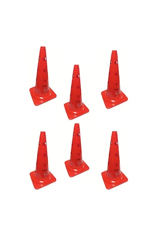 Avessa Hn-52-1 Delikli Antrenman Hunisi 52 Cm Kırmızı 6lı Kırmızı