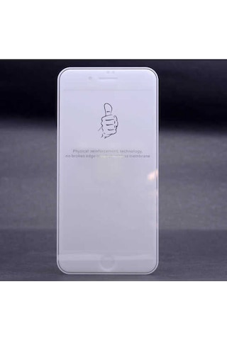 Apple, Uyumlu iPhone 7 Zore Kenarları Kırılmaya Dayanıklı Cam Ekran Koruyucu