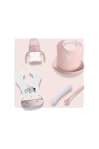 Mamajoo & Babybjörn 4'lü Beslenme Seti - Powder Pink