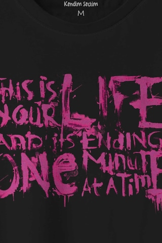 Fight Club This Is Your Life Tyler Durden Dövüş Kulübü Baskılı Tişört Unisex T-shirt 001