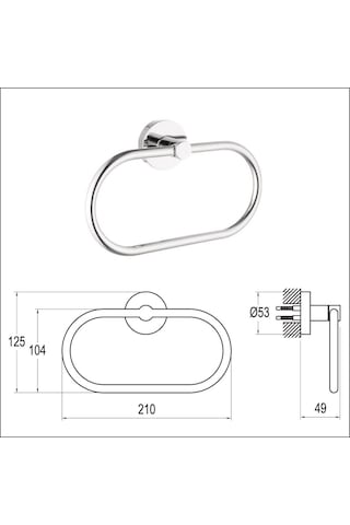 Kale D100 Banyo Aksesuar Seti 5 Parça Kaliteli Set 7517799055 Krom
