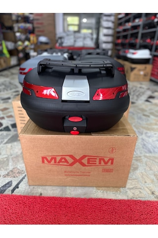 45 Litre Motosiklet Sırtlıklı+ped Full Topcase Çanta Siyah