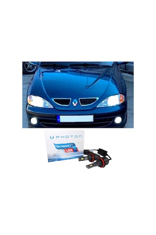 Renault Megane 1 Led Xenon Sis Far Ampulü H1 Ultimate 9500 Lumens Yeni Seri Beyaz