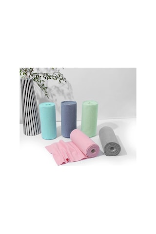 Fb Cup 20'li Rulo Mikro-fb Çok Amaçlı %100 Mikrofiber Temizlik Bezi 25x32 Kopart Kullan Su Yeşili Mavi - Antrasit - Gri