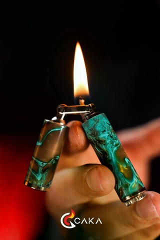 Caka Lighter Odkka Turquiose Benzinli Çakmak - Ckl-071
