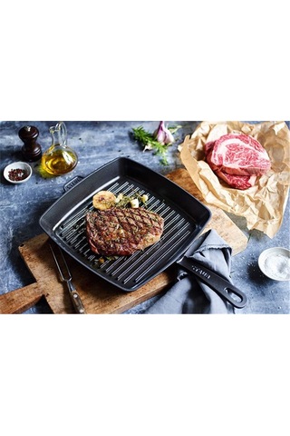 Staub Amerikan Izgara Tava Kırmızı 30 CM