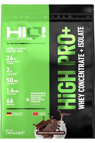 Hıq High Pro+ 2 Kg Double Mılk Chocolate Flavored