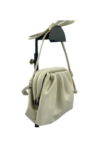 Sentt Deri Salaş Mini El Çantası Gri - Gri