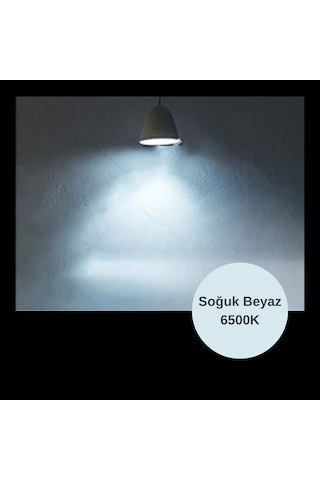 E27 Duy Led Ampul 5w Soğuk Beyaz 6500k Standart Gövde Tasarruflu 1