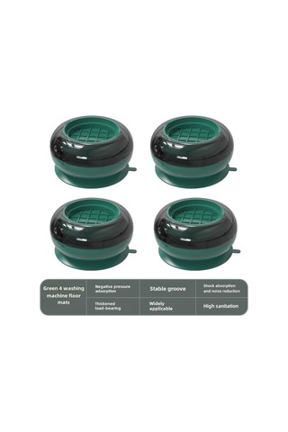 Youtek Ev Aletleri İçin Taşınabilir Yüksek Dayanıklı Anti-skayma Standı - Yük Taşıma, Şok Emme, Evde Kolay Kullanım Yeşil 4'lü Paket Diğer