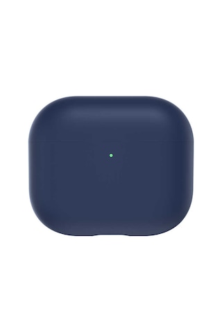 Apple Uyumlu AirPods 3 Kılıf Benks Liquid Silikon PC Kılıf ZORE-270294 Mavi