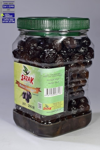 Sazak Yağlı Sele 261-290 KB M Siyah Zeytin Pet 900 G