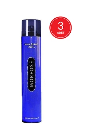 Morfose Mega Strong Saç Spreyi 3 x 400 ML