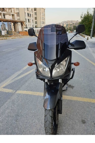 Motocam Suzuki V-strom Dl 650 Ön Cam 2004-2010 Model 45cm Siyah Renkli 4mm