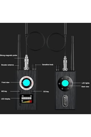 Createtech Qianfan Anti Casus Dedektörü, Dedektörleri, Böcek, Tespiti