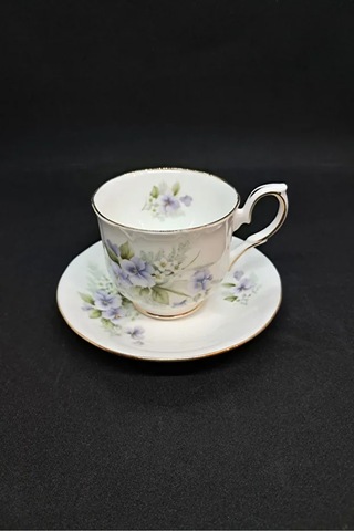 Bone China Mavi Güzellik Antika Porselen Duble Kahve Fincanı 2 Parça 120 Ml