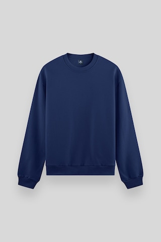 Standart Fit Basic O Yaka 2li Paket Ekru-parlament Erkek Sweatshirt - 88053 Ekru - Mavi