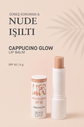 Beach Day Lips Cappuccino-glow 50f 5g Dudak Koruyucu Cappıccino