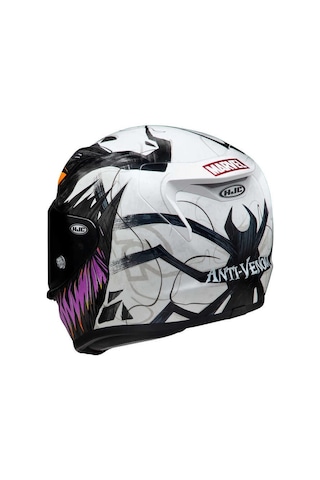 Kask Hjc Rpha12 Antı Venom 2 Marvel Mc8 Siyah/beyaz/lila