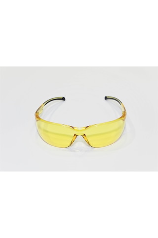 Dağ Bisikleti Gözlüğü - 1. Kategori - Sarı %100 UV Korumalı Buğu Sarı
