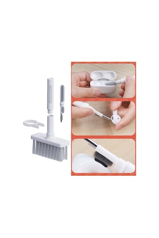 Kulaklık Temizleme Kalemi Klavye Temizleme Fırçası Beyaz