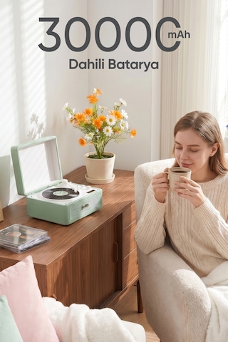 Fressi Fr-cd183 Riona Dahili Hoparlörlü Bluetoothlu Açık Yeşil Cd Çalar