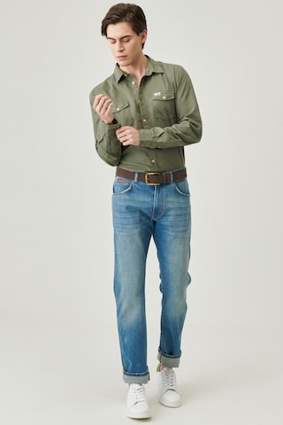 Wrangler Erkek Texas Slim Fit Dar Kesim Normal Bel Esnek Pantolon 673w12s004 Lacivert