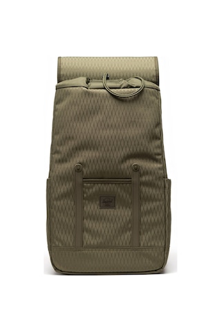 Herschel Retreat Su İtici Kumaş 16" Laptop Uyumlu Mıknatıslı Kapama Sırt Çantası, 23 L-23951 Elmas Dokulu Haki