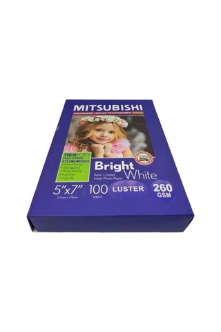 Delux Serisi Mitsubishi Fotoğraf Kağıdı 5x7 13x18 260 Gr Döküman Hediye Sayfa