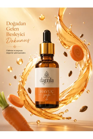 Biodamla Natural Havuç Yağı 20 Ml