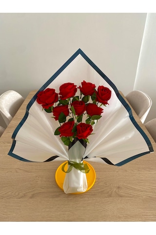 Yapay Kırmızı Gül Buketi Kırmızı Gül